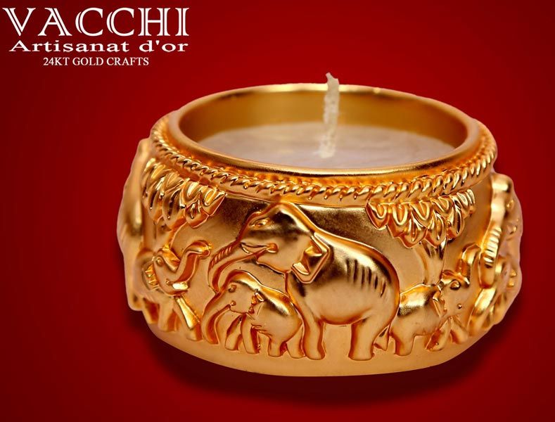 Vacchi Gold Plated T-Light