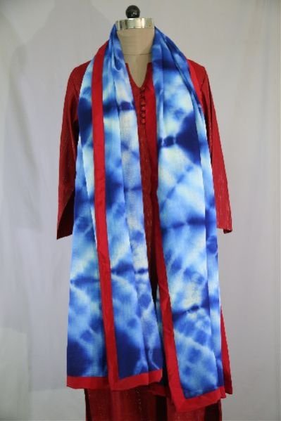 Shibori Woolen Shawls 04