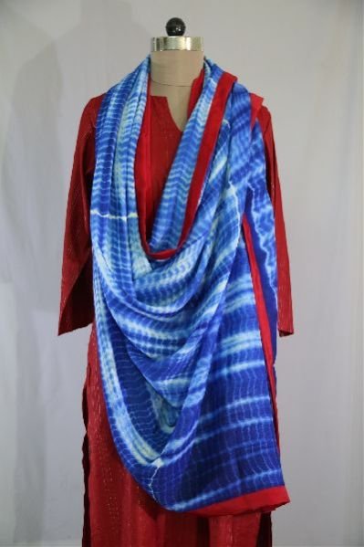 Shibori Woolen Shawls 05