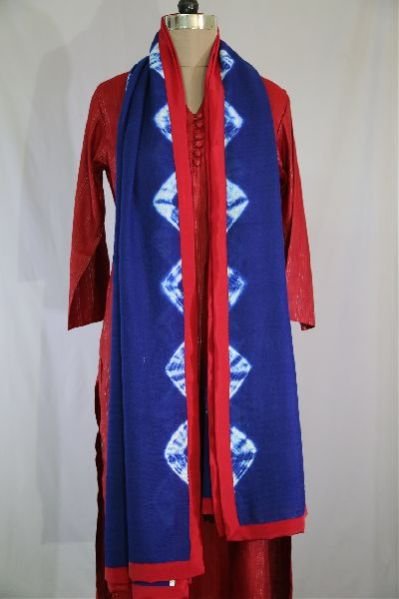 Shibori Woolen Shawls 07