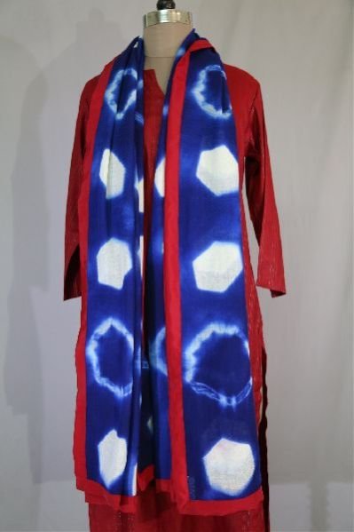 Shibori Woolen Shawls 08