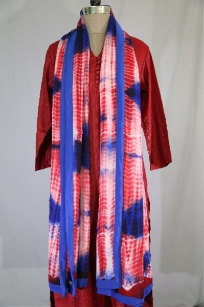 Shibori Woolen Shawls 09