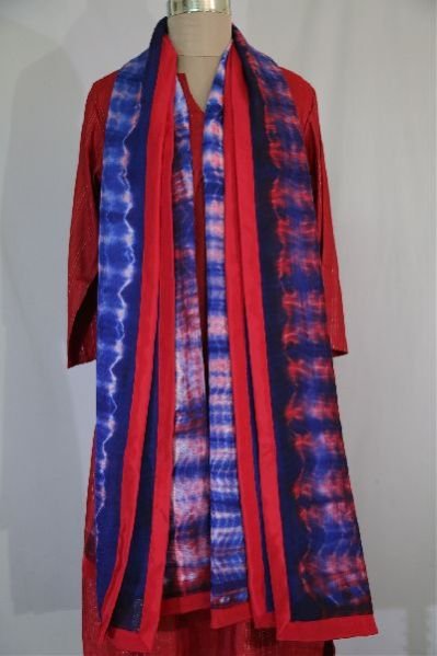 Shibori Woolen Shawls 11