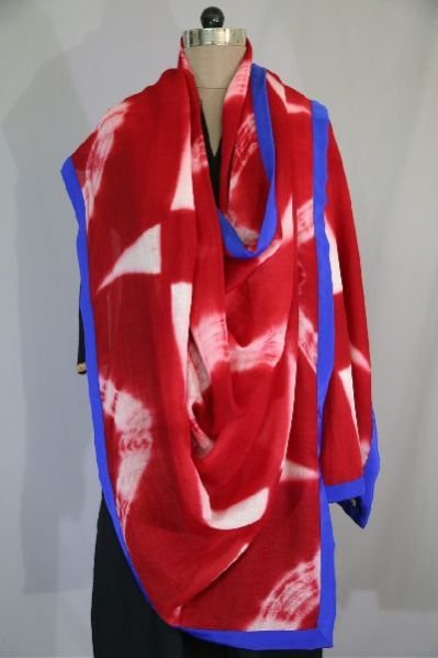 Shibori Woolen Shawls 17