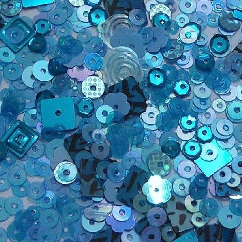 Blue Sequins