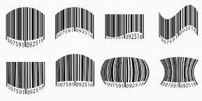 White Barcode Labels