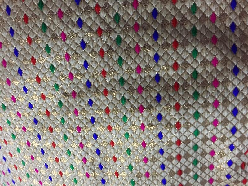 Meena Butti Zari Fabric 01
