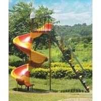 Pineapple Spiral Slide 5.2 Mtr - MTL-SL-PSS-5.2