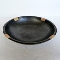 Black Stone Fruit Bowl