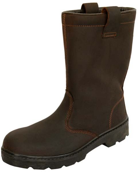 Leather Rigger Boots
