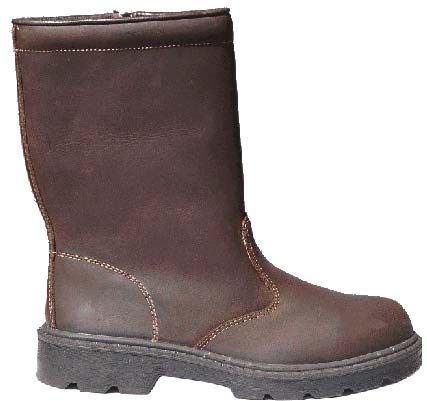 Leather Rigger Boots