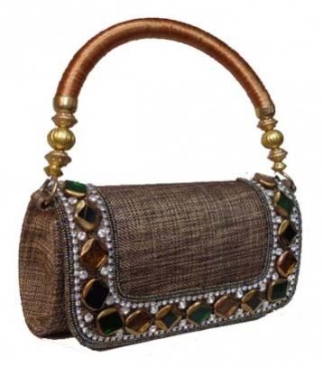 Jute Embroidery Bag