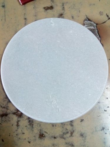 10 Inch White Marble Chakla