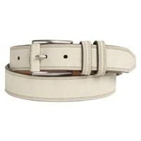 White Suede Belt