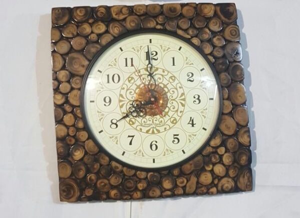 Wooden Wall Clock 02