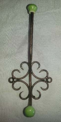 Wrought Iron Stone Wall Hook 01