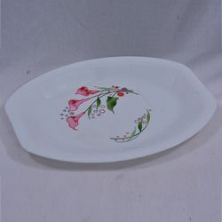 Printed Rice Plastic Plate