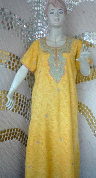Albela Yellow Night Gown