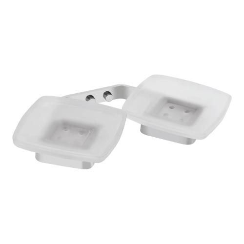 Queen Series Stainless Steel Bath Fittings Double Soap Dish