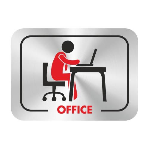 Stainless Steel Signage Sign Symbol Office