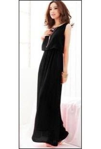Black Long One Piece Dress