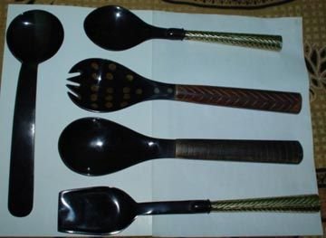 Horn Cutlery Set 02