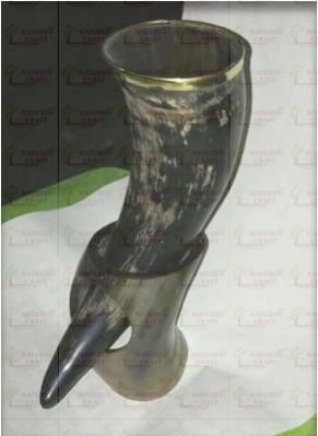 NC-HP-118 Carved Drinking Horn
