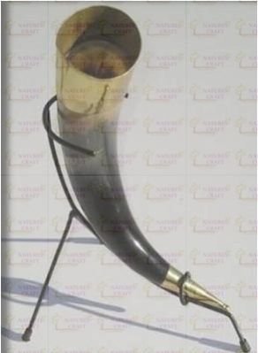 NC-HP-119 Carved Drinking Horn