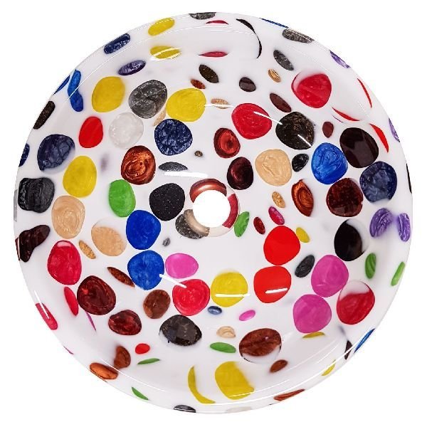 Multi Color Resin Wash Basin