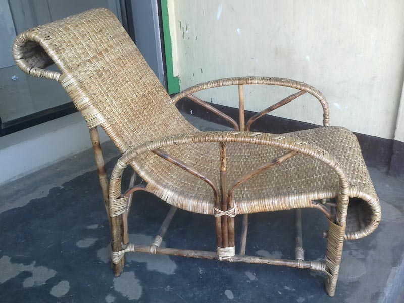 Cane Reclining Chair