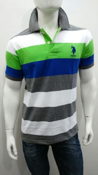 Mens Printed Polo T-Shirts  01