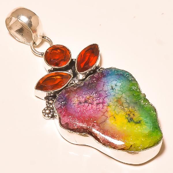 Gemstone Silver Pendants (KA-5)