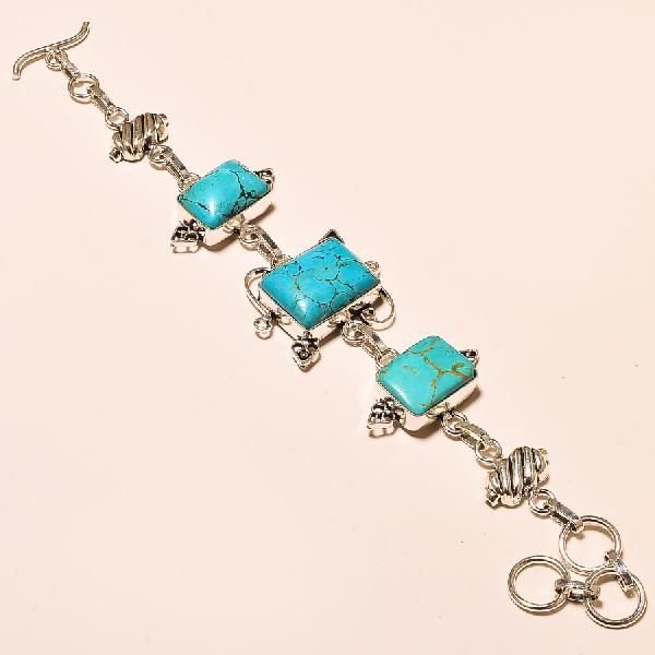 Silver Gemstone Bracelet (KI-117)