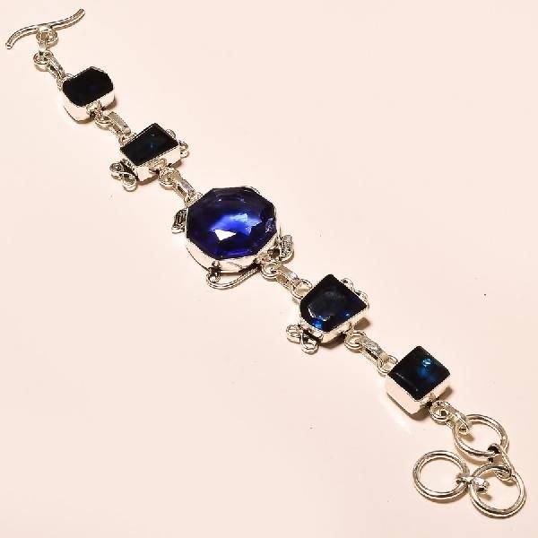 Silver Gemstone Bracelet (KI-119)