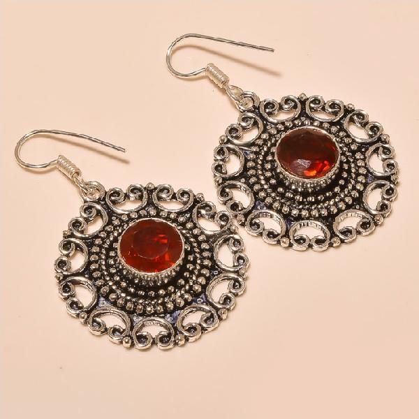 Silver Gemstone Earring (3015)