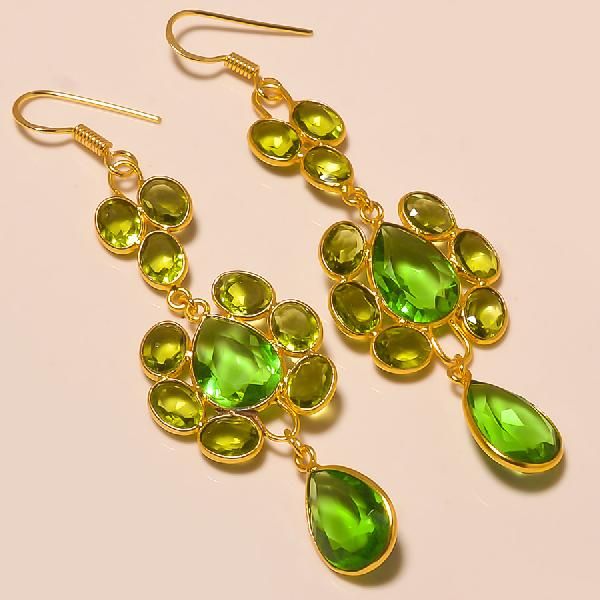 Silver Gemstone Earring (KER-11)