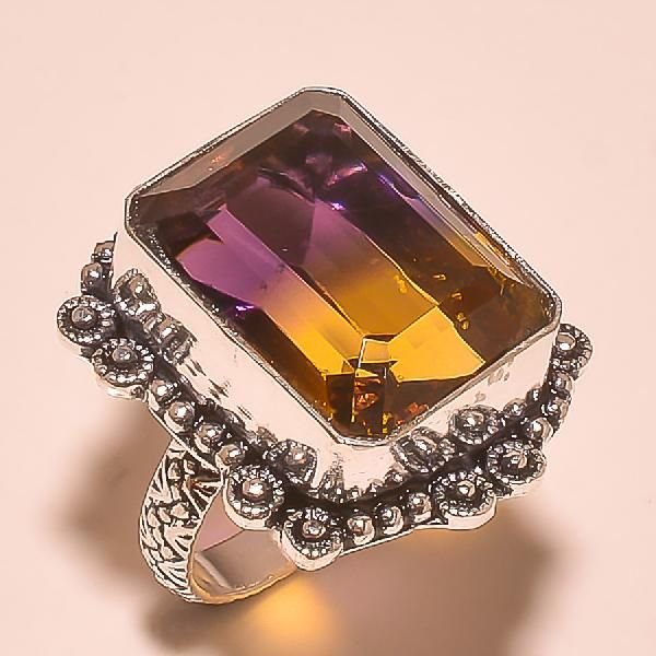 Silver Gemstone Ring (KL-67)