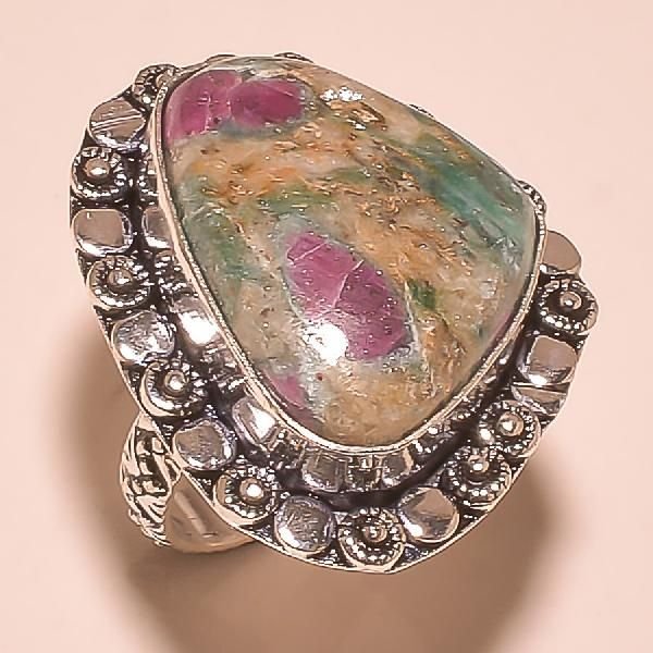 Silver Gemstone Ring (KL-92)