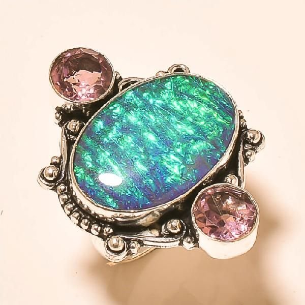 Silver Gemstone Ring (8866)