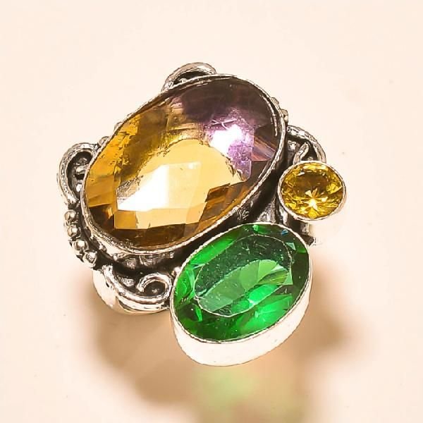Silver Gemstone Ring (8868)