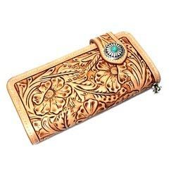 Designer Leather Clutch Purse