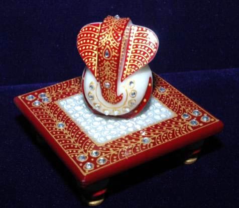 Marble Chowki Ganesha