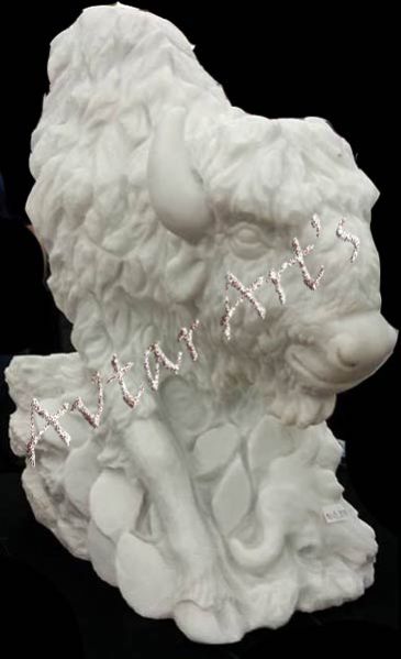 Marble Yak Statue