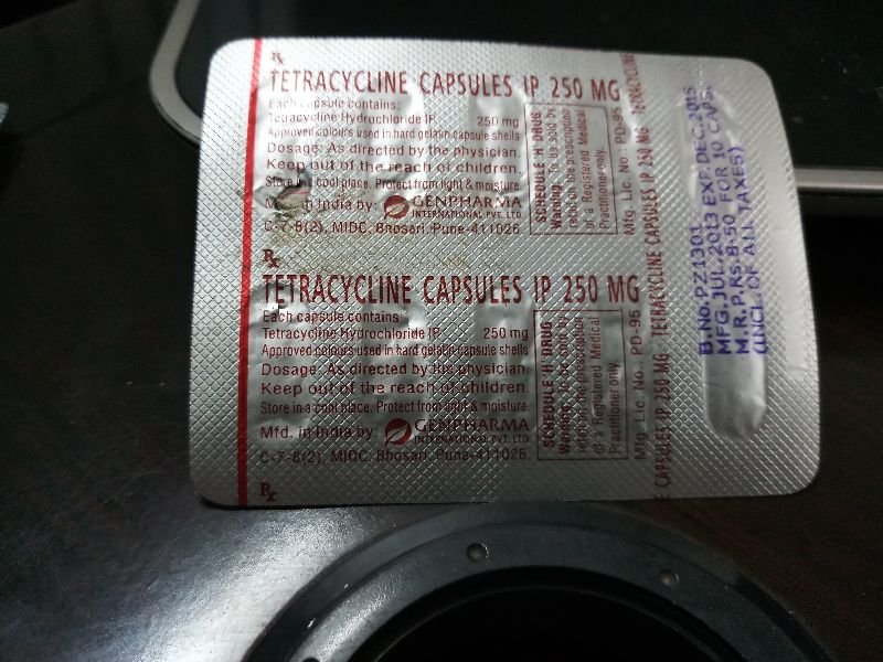 Tetracycline Capsules (Tetracycline HCL 250,500 mg) 04