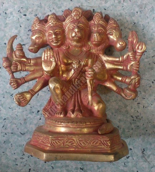 Brass Hanuman Statue