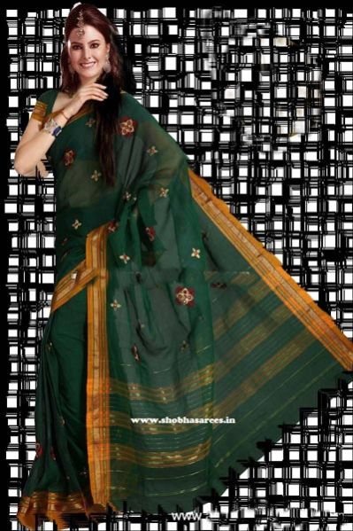 Poly Cotton Sarees 