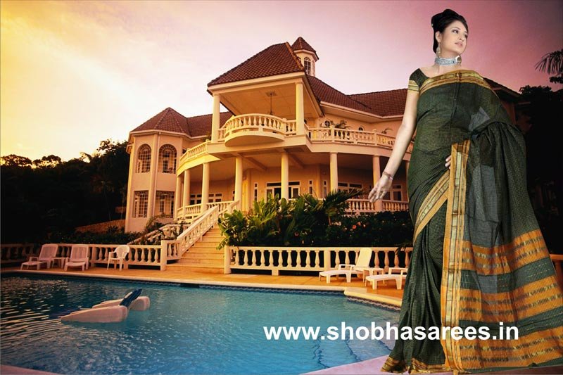 Poly Cotton Sarees 