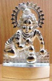 Silver Plated Bal Gopal SP Idol