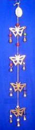 Butter Fly 4pcs Curtain Bells