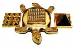 Gold Plated  Kachua Peramid Idol